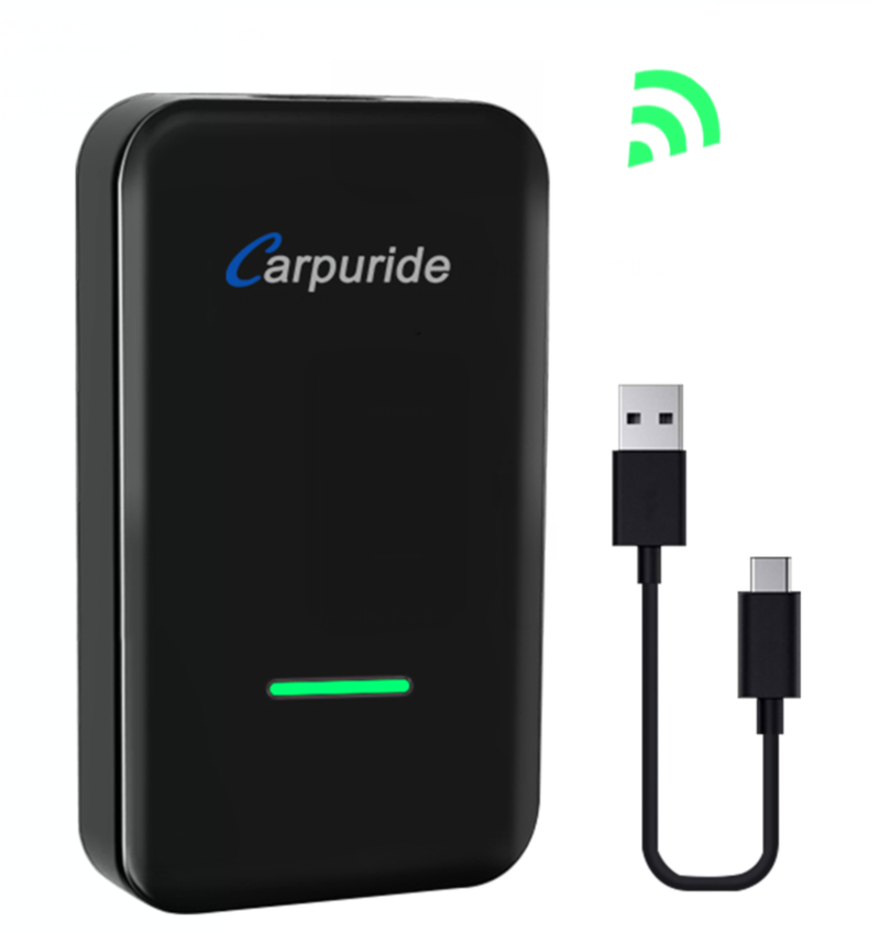 CARPURIDE Wireless Carplay for Most Cars, Plug and Play Non-destructive Installation Convert Wired Carplay to Wireless Carplay