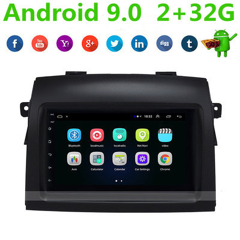 CARPURIDE 2Din 7" Android 9.0 Car Multimedia Video Player 2+32G For Toyota Sienna 2004-2010 Car Radio GPS Navigation