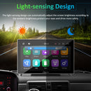 cars audio system with light-sensing design automatically adjust screen brightness