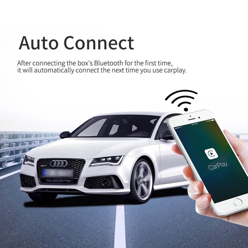 CARPURIDE Wireless Carplay for Most Cars, Plug and Play Non-destructive Installation Convert Wired Carplay to Wireless Carplay