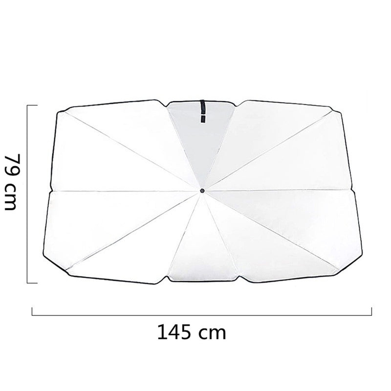 Retractable Sun Visor with Double Thermal Insulation
