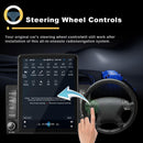 CARPURIDE Android 9.1 Car Video 9.5'' Vertical Split Screen Radio Autoradio Stereo GPS Navigation Wifi BT Phone Link Universal