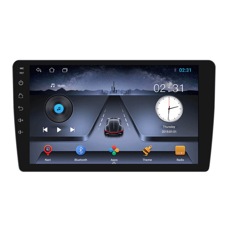 CARPURIDE Android 8.1 2Din 9'' Car Stereo Radio TFT Car MP5 Player 1080P/BT/WIFI/GPS Navigation/FM/Phone Link Auto Radio