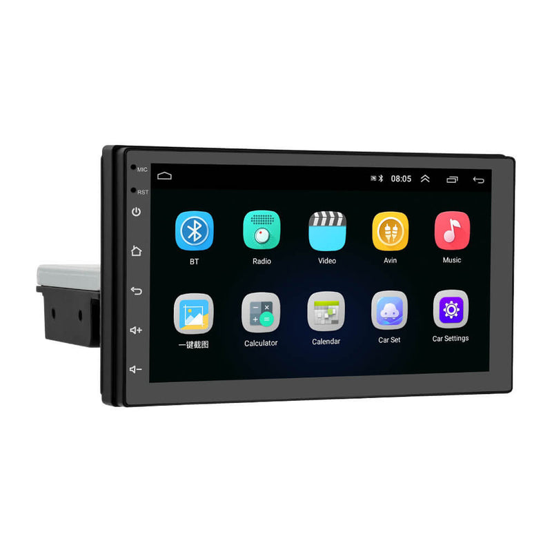 CARPURIDE 2+32GB Android 9.0 7" 1Din Car Radio GPS Navigation 2.5D Touch Screen Autoradio Car Video BT/FM/Phone Link