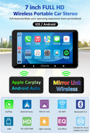 CARPURIDE W708 Wireless Portable Car Stereo